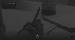 Desktop Screenshot of incefikirler.com
